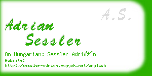 adrian sessler business card